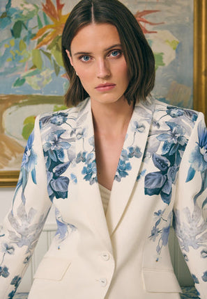 DEA KUDIBAL Zinsa floral print blazer