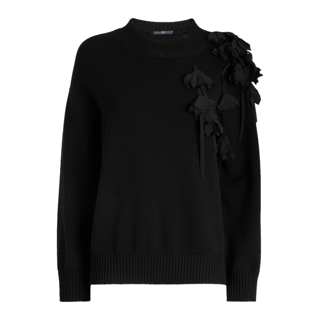 High Never-End knit jumper with flower motif