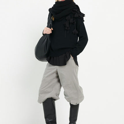 High Never-End knit jumper with flower motif