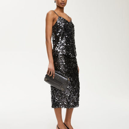iBlues Attila sequin skirt