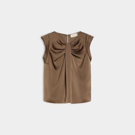 iBlues TUNICA – Brown Cap Sleeve