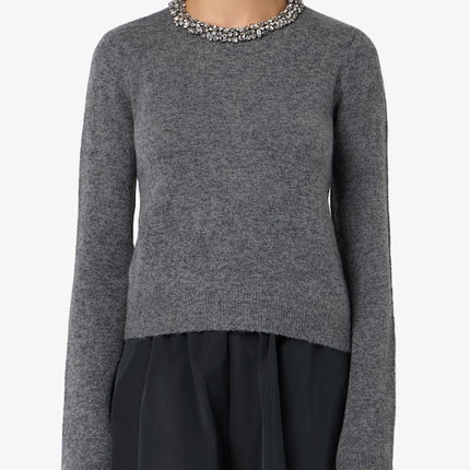 iBlues Luciana beaded neck knit