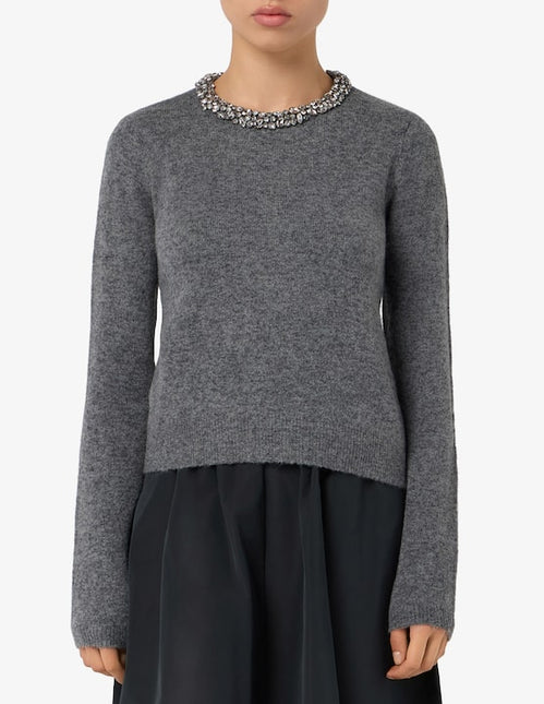 iBlues Luciana beaded neck knit