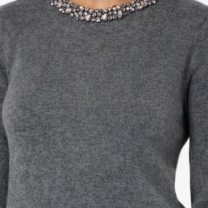iBlues Luciana beaded neck knit