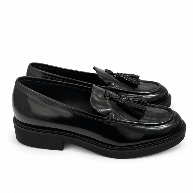 Luca Gossi Slim Loafer – Black