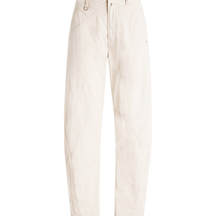 High Pulsate Cotton Trousers beige