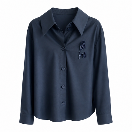 Exquise Jewel Shirt - Black