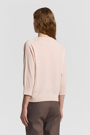 Peserico A99061F18K wool Knit Blush Pink