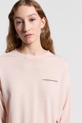 Peserico A99061F18K wool Knit Blush Pink