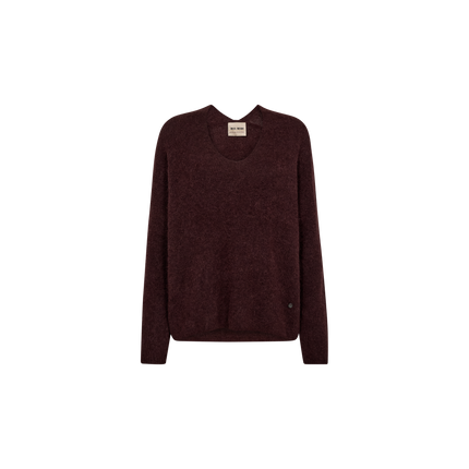 Mos Mosh Thora v neck mohair knit