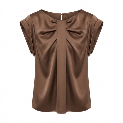 iBlues TUNICA – Brown Cap Sleeve