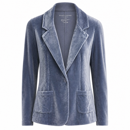 Majestic Veste 1 Bouton – Windy Blue