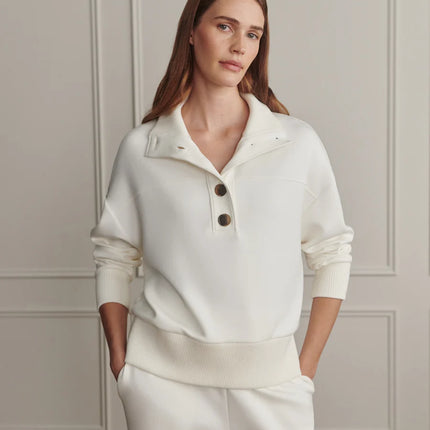 Varley Bronia Button Placket Sweat – Pristine