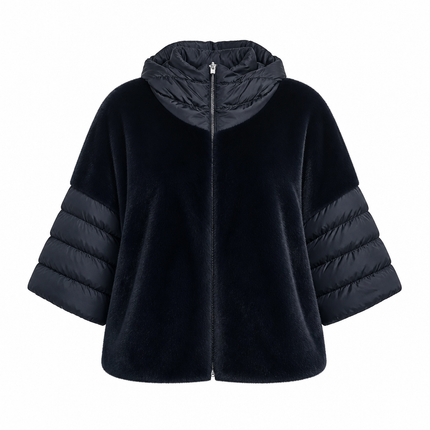 Herno Faux Fur Jacket - Black
