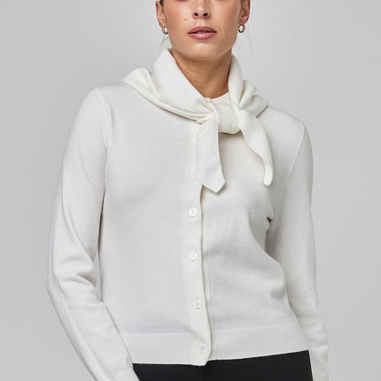 UCHUU CF25 900 tie neck detail cardi