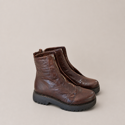 Patrizia Bonfanti Zip Boots – Duval Bordo