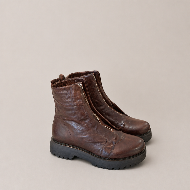 Patrizia Bonfanti Zip Boots – Duval Bordo