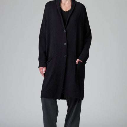 Transit CFDTRB15501 long knit cardi with back detail