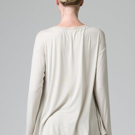 Transit CFDTRBI183 flared fit long sleeve t-shirt