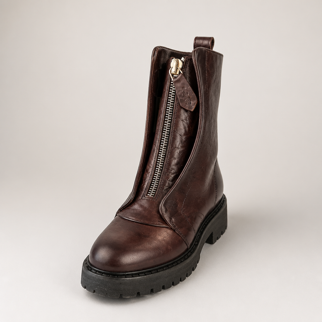 Patrizia Bonfanti Zip Boots – Duval Bordo