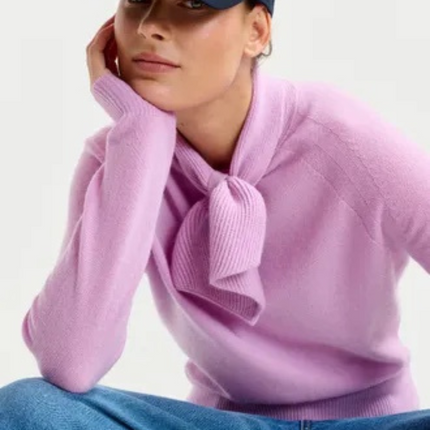 Essentiel Antwerp Invited tie cashmere knit