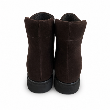 Luca Grossi Suede Ankle Boot - Chocolate Brown