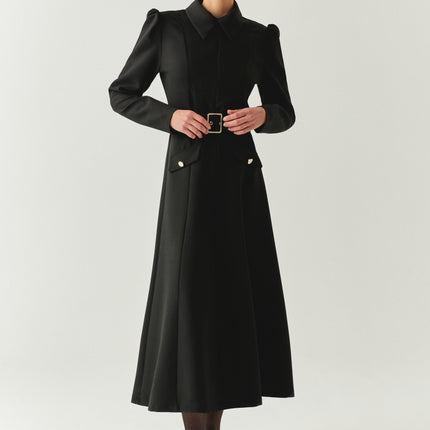 Exquise Bailee long belted dress
