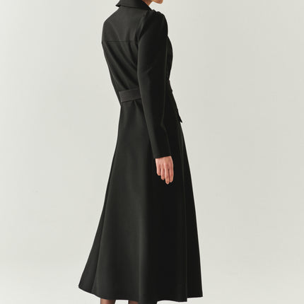 Exquise Bailee long belted dress