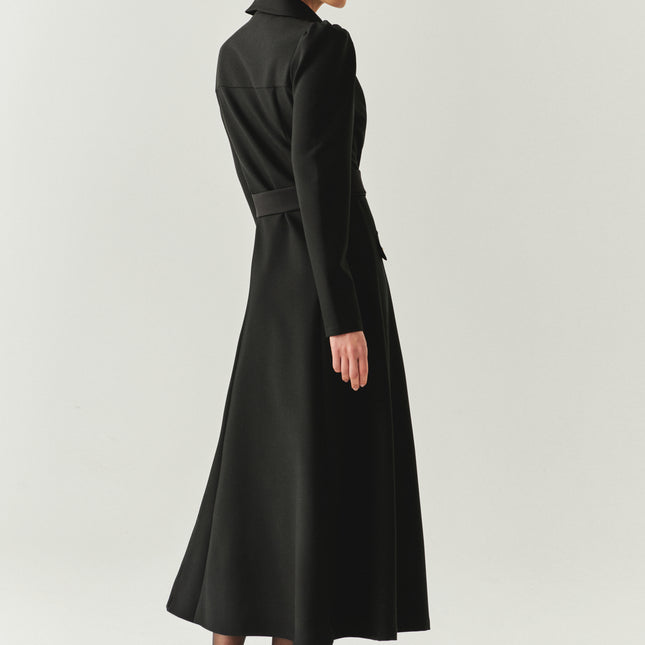 Exquise Bailee long belted dress