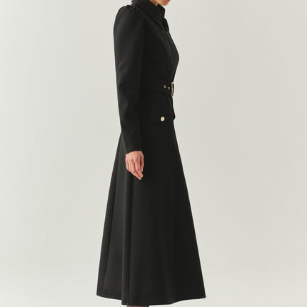 Exquise Bailee long belted dress