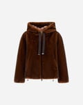 Herno faux fur with hood GI000318D
