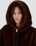 Herno faux fur with hood GI000318D