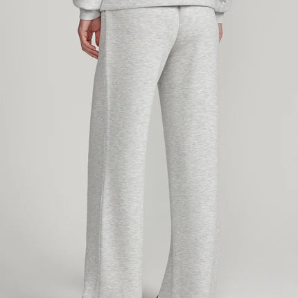 Varley Wide Leg Pant 30" – Light Grey Marl