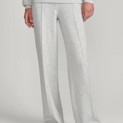 Varley Wide Leg Pant 30" – Light Grey Marl