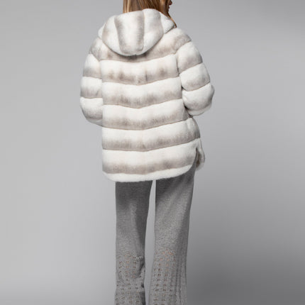 Max et Moi Mimi faux fur hooded jacket