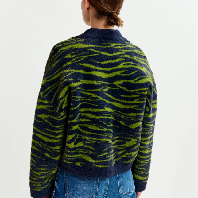 Essentiel Antwerp IGER zebra print jacket