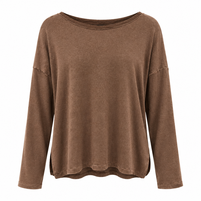 Transit LS Top - Tobacco
