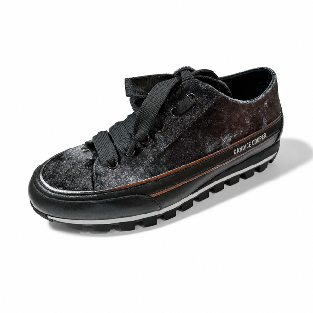 Candice Cooper - Velvet Trainer -Anthracite