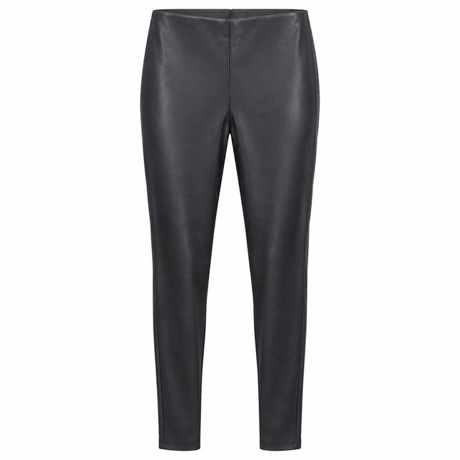 Raffaello Rossi Resa Skinny Faux Leather Leggings - Black