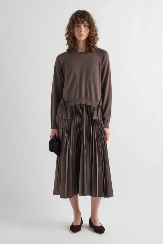 MeiMeiJ Sweater Dress - Toupe