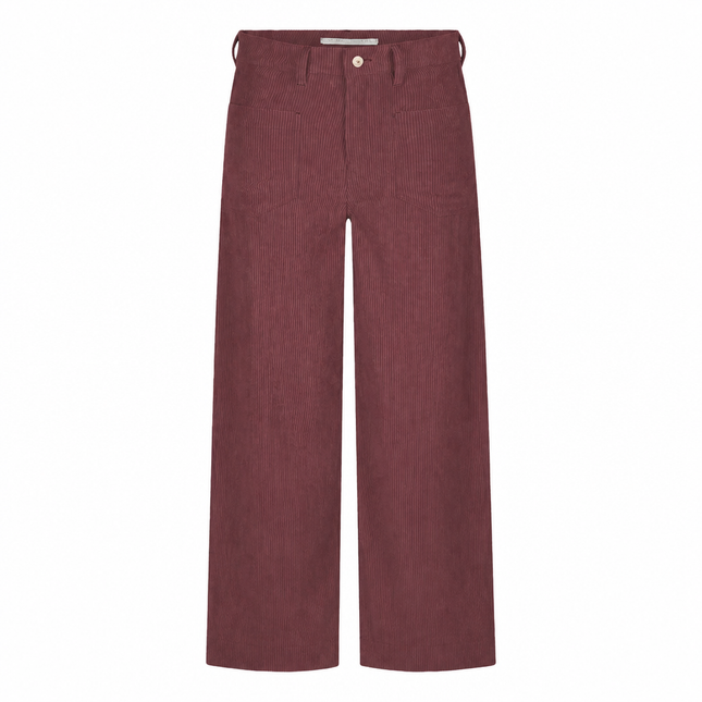 Raffaello Rossi Miru Corduroy Trousers - Burgundy
