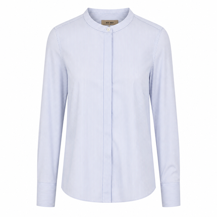 Mos Mosh Mattie Stripe Shirt – Light Blue