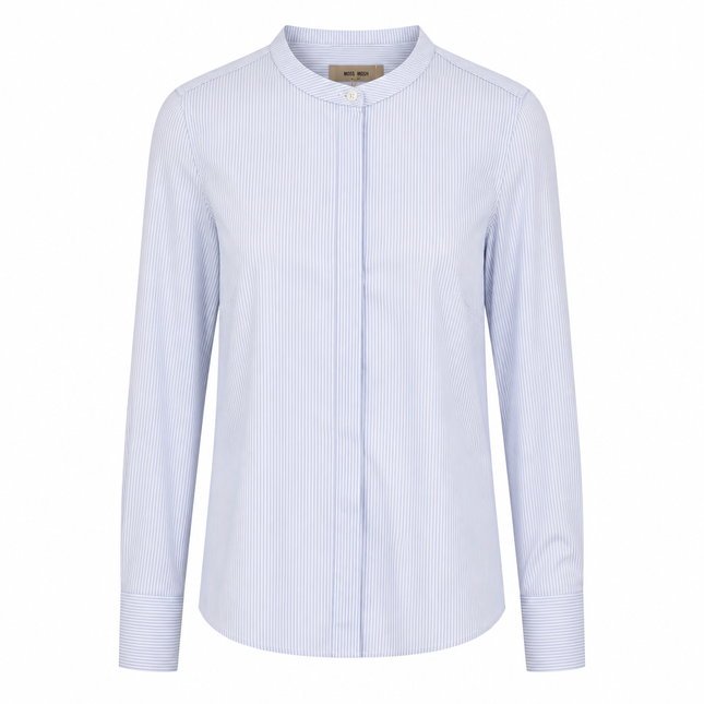 Mos Mosh Mattie Stripe Shirt – Light Blue