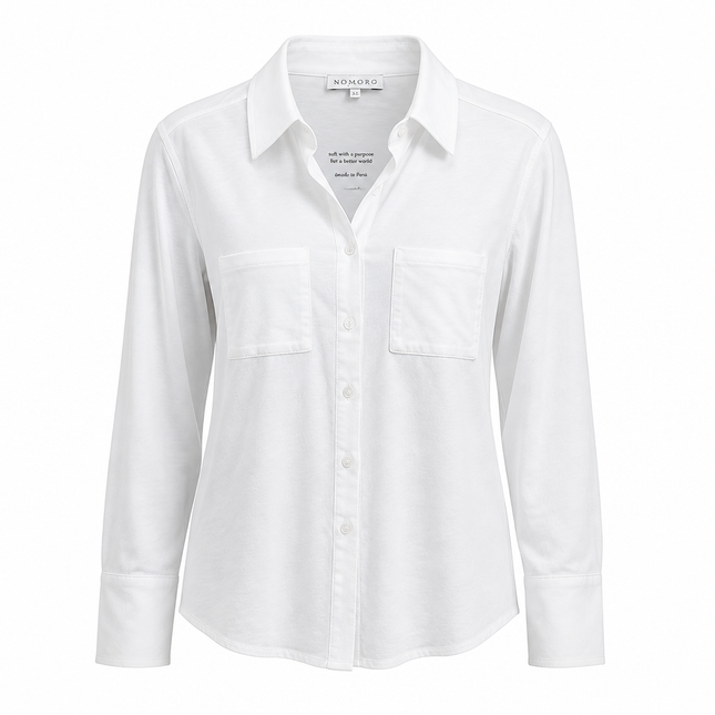 Izzy Cotton Shirt – White