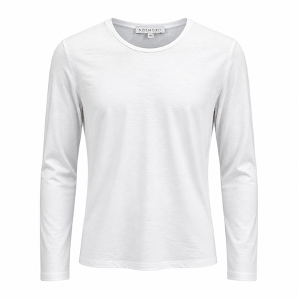 Paris LS Cotton LS Tee – White