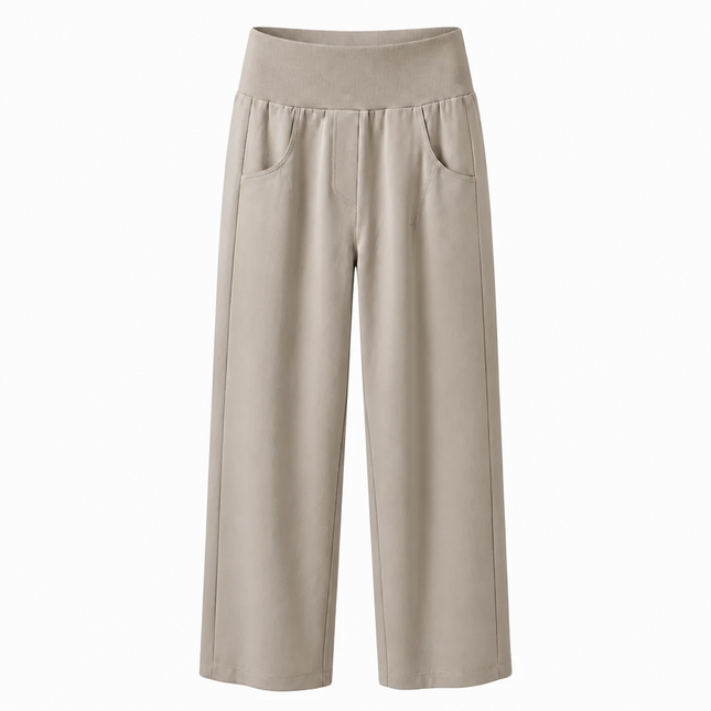 Ania Schierholt Straight Trousers – Muschel