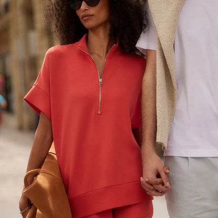 Varley - Ritchie SS Sweat - Summer Fig