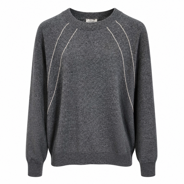 Peserico Knit Sweater - Charcoal