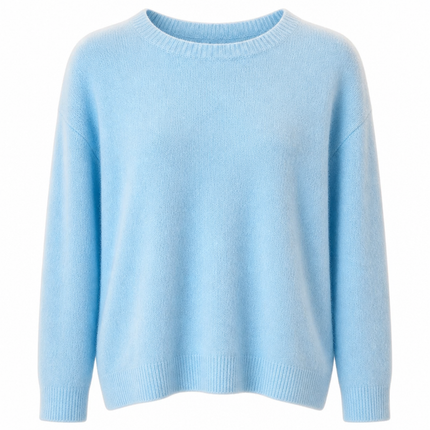 Estheme Button Knit – Maya Blue