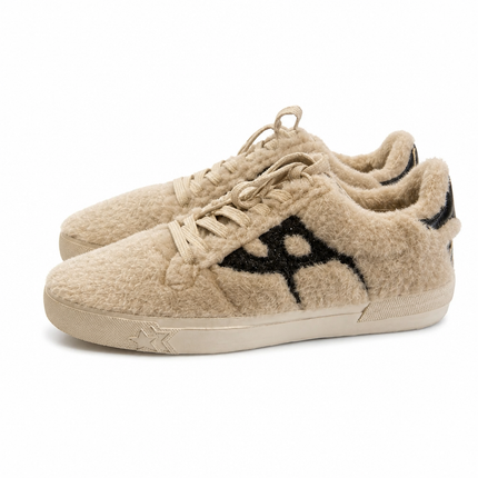 Ash Malibu Shearling Trainer - Camel